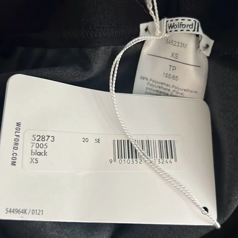 NWT Wolford Vegan Leather Trouser Pants Black XS